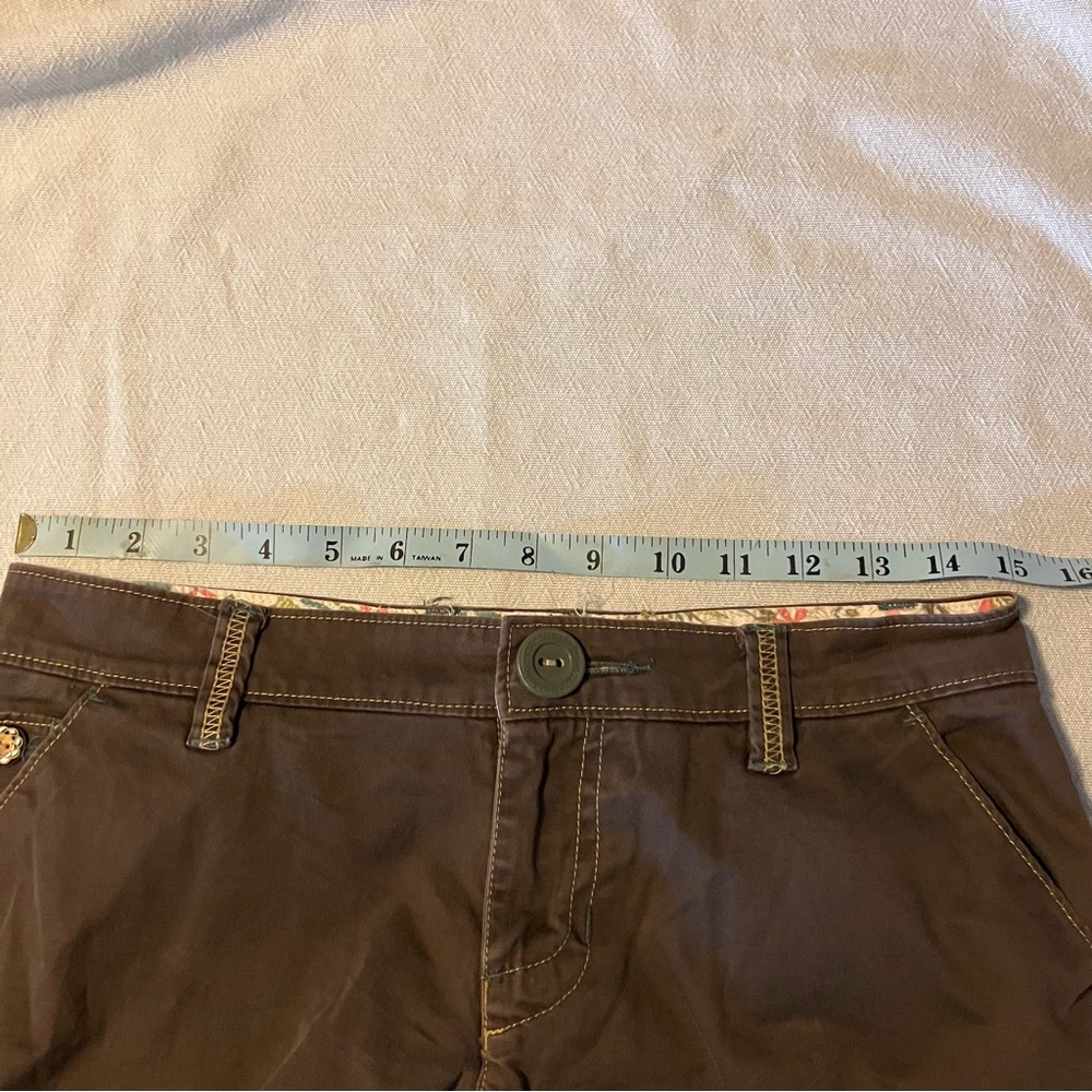 Old Navy vintage brown pants Y2K low rise flare 2 short - Picture 4 of 14